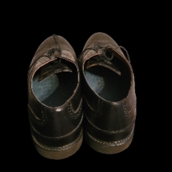 Rockport Dressport Leather Mens, Black Wingtip Shoes, Size 13M, EUC - Picture 4 of 8